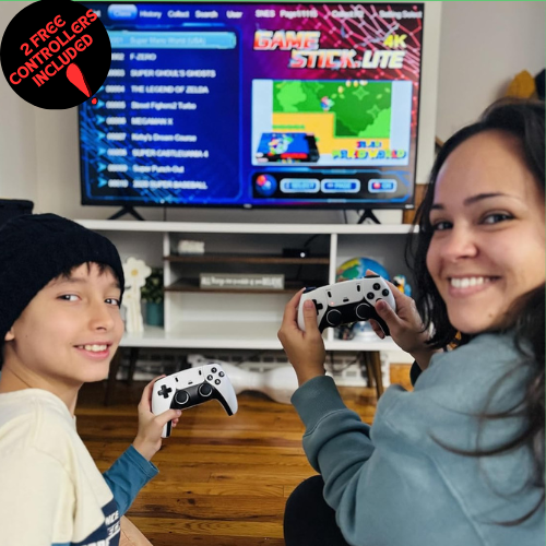RETROPRO™️ GAMING CONSOLE + 60,000+ LICENSED GAMES (2 Free Controllers Included)